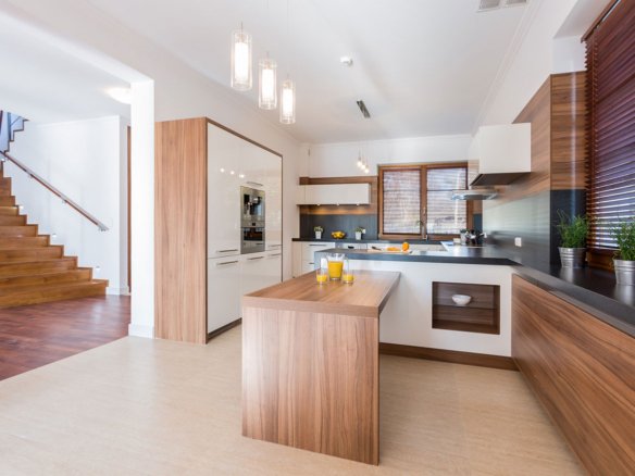 Renovated kitchen apartment